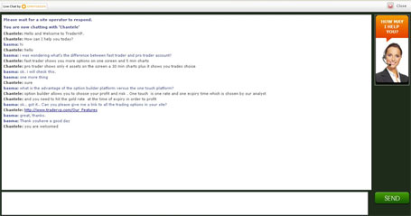 TraderXP ile anlık sohbet (görüntüyü büyütmek için tıklayın) image